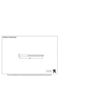Black SS M5 x 64mm Male Bolts (2)