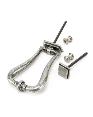Pewter Slimline Art Deco Door Knocker