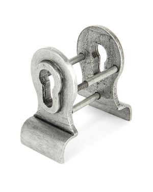 Pewter 50mm Euro Door Pull (Back to Back fixings)