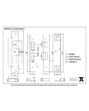 Black 1/2" Rebate Kit for HD Sash Lock