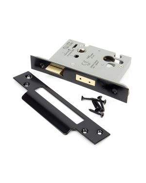 Black 3" Euro Profile Sash Lock