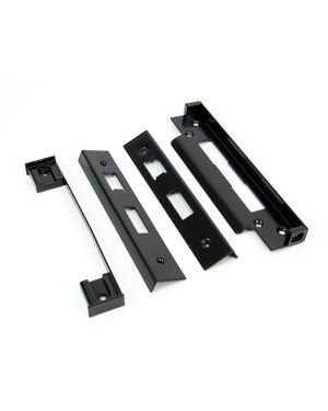 Black 2.5" Euro Sash Lock Rebate Kit