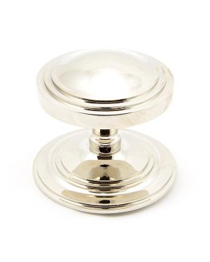 Polished Nickel Art Deco Centre Door Knob