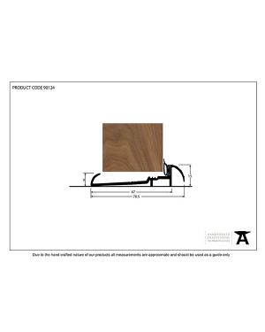 Black 3000mm OUM/6 Threshold