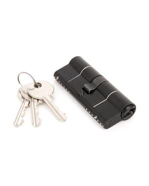Black 40/40 6pin Euro Cylinder