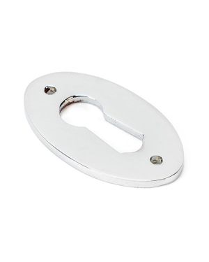 Polished Chrome Oval Escutcheon