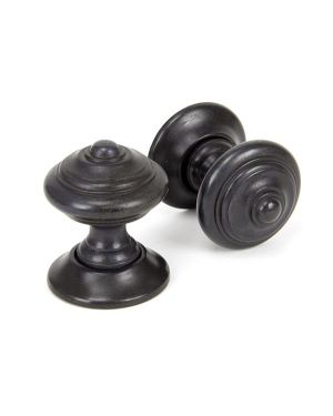 Aged Bronze Elmore Concealed Mortice Knob Set