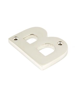 Polished Nickel Letter B