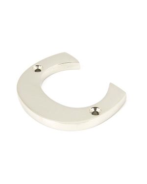 Polished Nickel Letter C