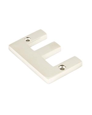 Polished Nickel Letter E