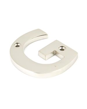 Polished Nickel Letter G