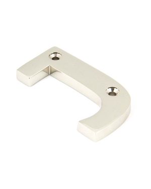 Polished Nickel Letter J