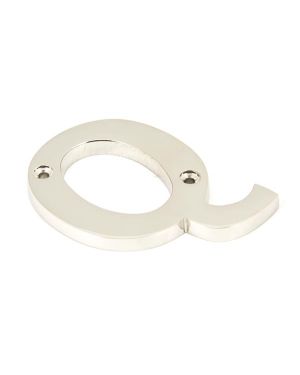 Polished Nickel Letter Q