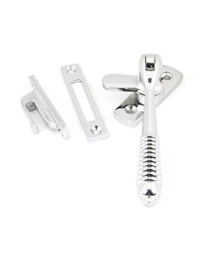 Polished Chrome Locking Reeded Fastener
