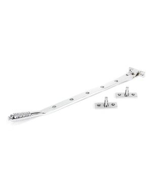 Polished Chrome 12" Reeded Stay