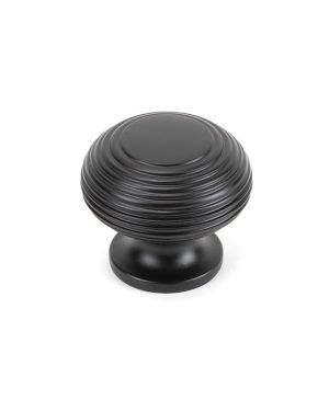 Aged Bronze Beehive Cabinet Knob 40mm