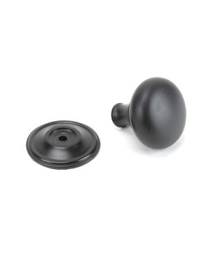 Aged Bronze Mushroom Cabinet Knob 38mm