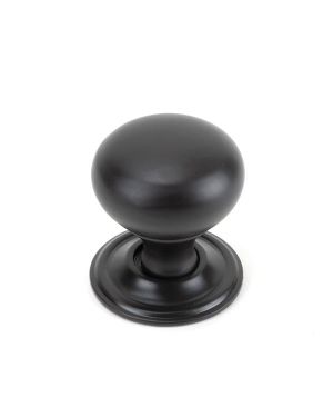 Aged Bronze Mushroom Cabinet Knob 32mm