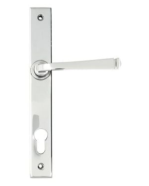 Polished Chrome Avon Slimline Lever Espag. Lock Set