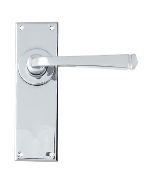 Polished Chrome Avon Lever Latch Set