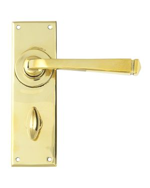 Aged Brass Avon Lever Bathroom Set