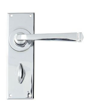 Polished Chrome Avon Lever Bathroom Set