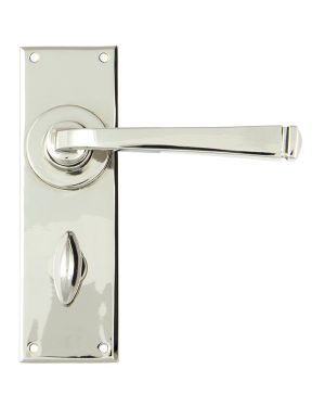 Polished Nickel Avon Lever Bathroom Set