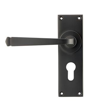 Aged Bronze Avon Lever Euro Lock Set
