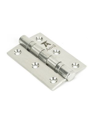 Satin SS 3" Ball Bearing Butt Hinge (pair)