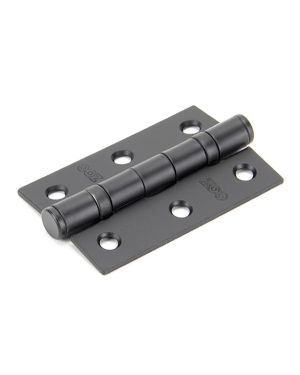 Black 3" Ball Bearing Butt Hinge (pair)