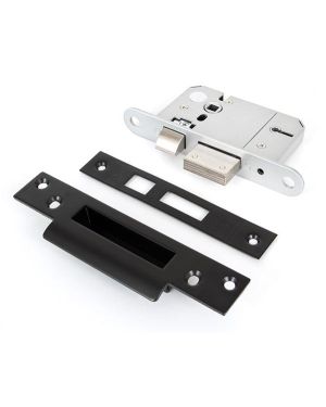 Black 2½" 5 Lever BS Sash Lock KA