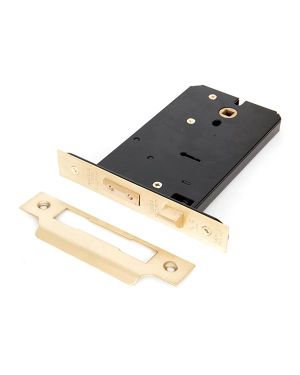 Polished Brass 6" Horizontal 5 Lever Sash Lock