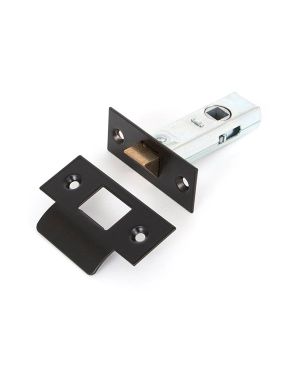 Black 2½" Tubular Mortice Latch