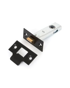 Black 3" Tubular Mortice Latch