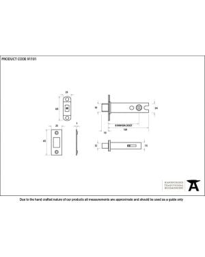 SSS 4" Heavy Duty Tubular Deadbolt