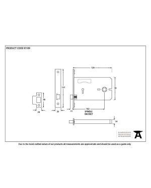Black 5" Horizontal Latch