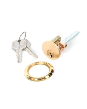 Polished Brass Rim Cylinder KA