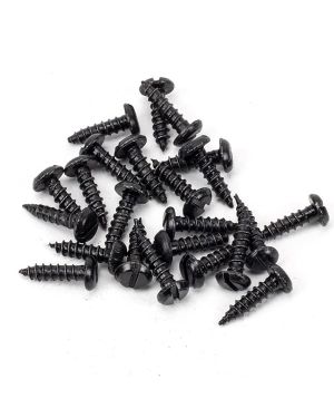 Black 6x½" Round Head Screws (25)