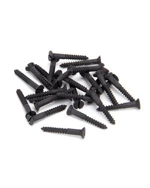 Black 8x1¼" Countersunk Screws (25)
