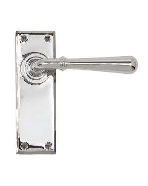 Polished Chrome Newbury Lever Latch Set