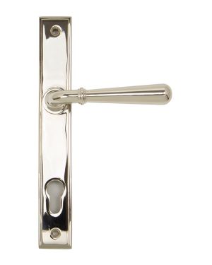 Polished Nickel Newbury Slimline Lever Espag. Lock Set