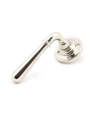 Polished Nickel Newbury Lever on Rose Set