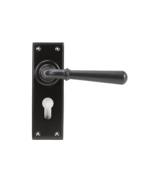 Aged Bronze Newbury Lever Euro Lock Set