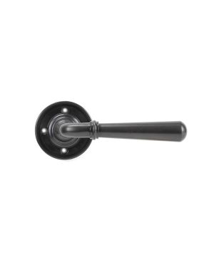 Aged Bronze Newbury Lever on Rose Set