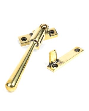 Aged Brass Night-Vent Locking Newbury Fastener