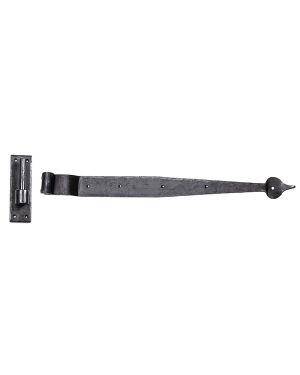 External Beeswax 24" Hook & Band Hinge - Cranked (pair)