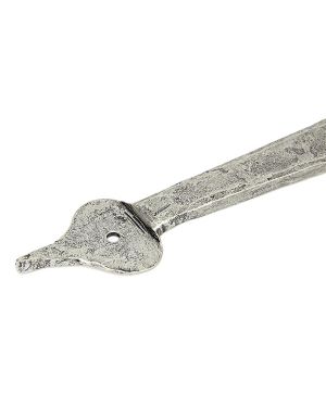 Pewter 24" Hook & Band Hinge - Cranked (pair)