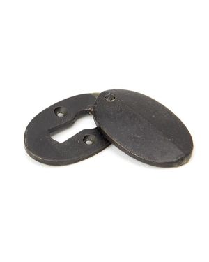 External Beeswax Oval Escutcheon & Cover