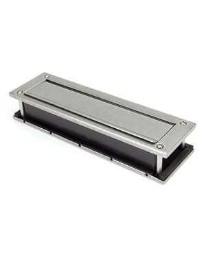 Pewter Traditional Letterbox