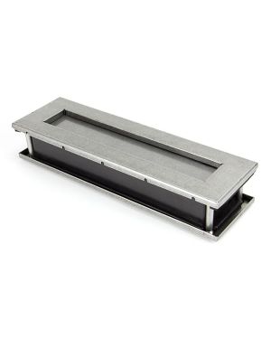 Pewter Traditional Letterbox